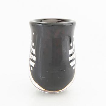 Lars Hellsten, vas ariel signerad Orrefors 1988.