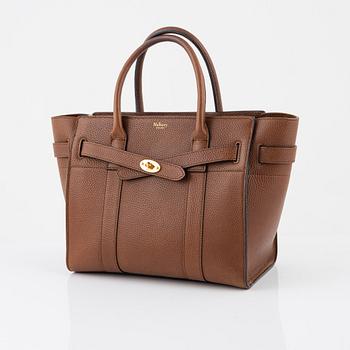 Mulberry, A cognac leather bag, "Small zipped Bayswater".