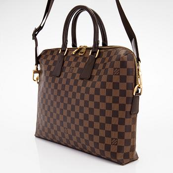 Louis Vuitton, a Damier Ebene 'Porte Documents Jour' bag/briefcase.