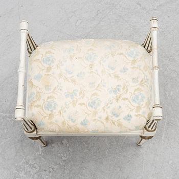 A late-Gustaivan stool, Swedn, around 1800.