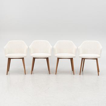 A set of four 'Rely Armchairs', &Tradition, Denmark.