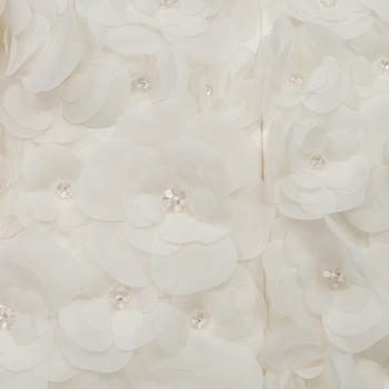 Chanel, white silk flower "Camelia jacket", 2019/2020, size 34.
