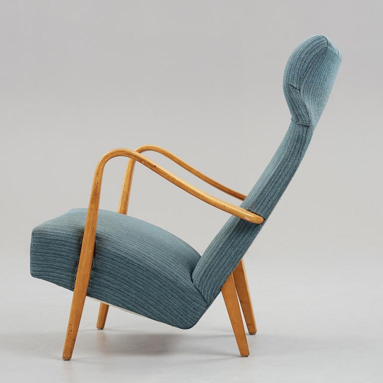 Gustav Axel Berg, fåtölj, AB G.A. Bergs, Stockholm 1940-tal.