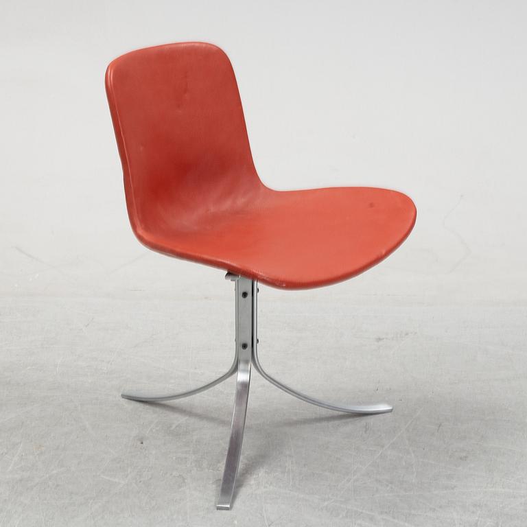 A 'PK-9* chair by Poul Kjaerholm for Fritz Hansen, Denmark, 1990.