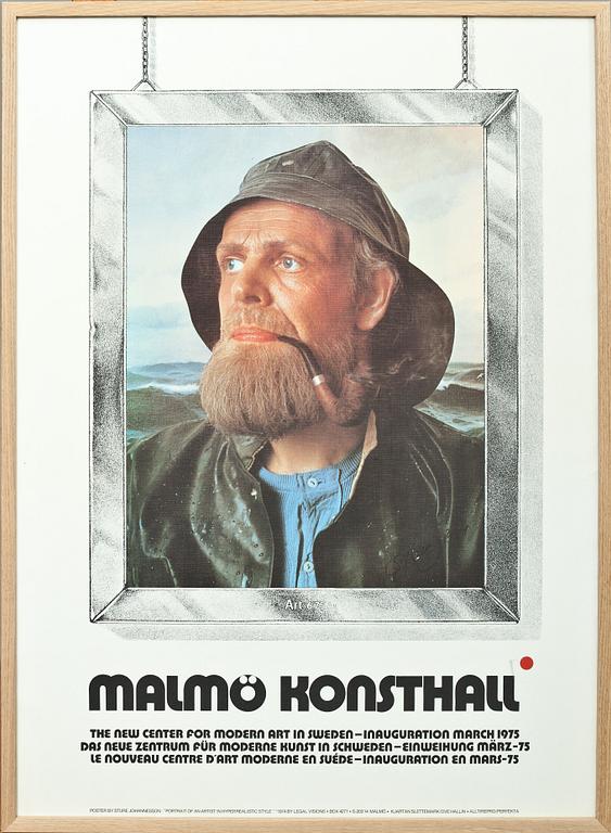 STURE JOHANNESSON, affisch, signerad och daterad -74.