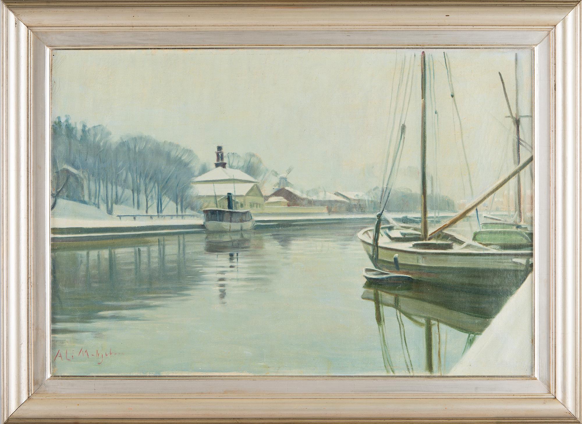 Ali Munsterhjelm, Aura River During Winter.