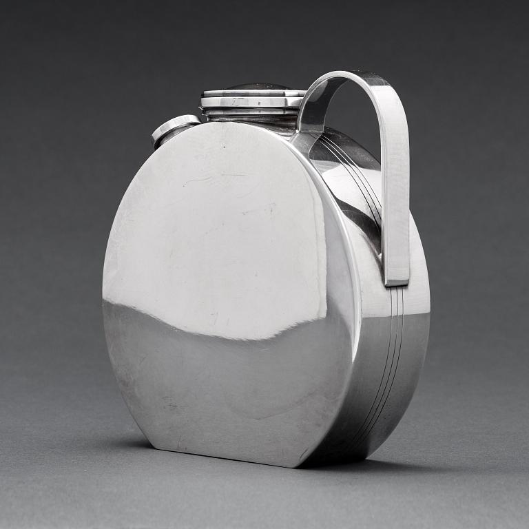 Sylvia Stave, cocktailshaker (barblandare), modell nr 3547, C.G Hallberg, Stockholm 1930-talets mitt.