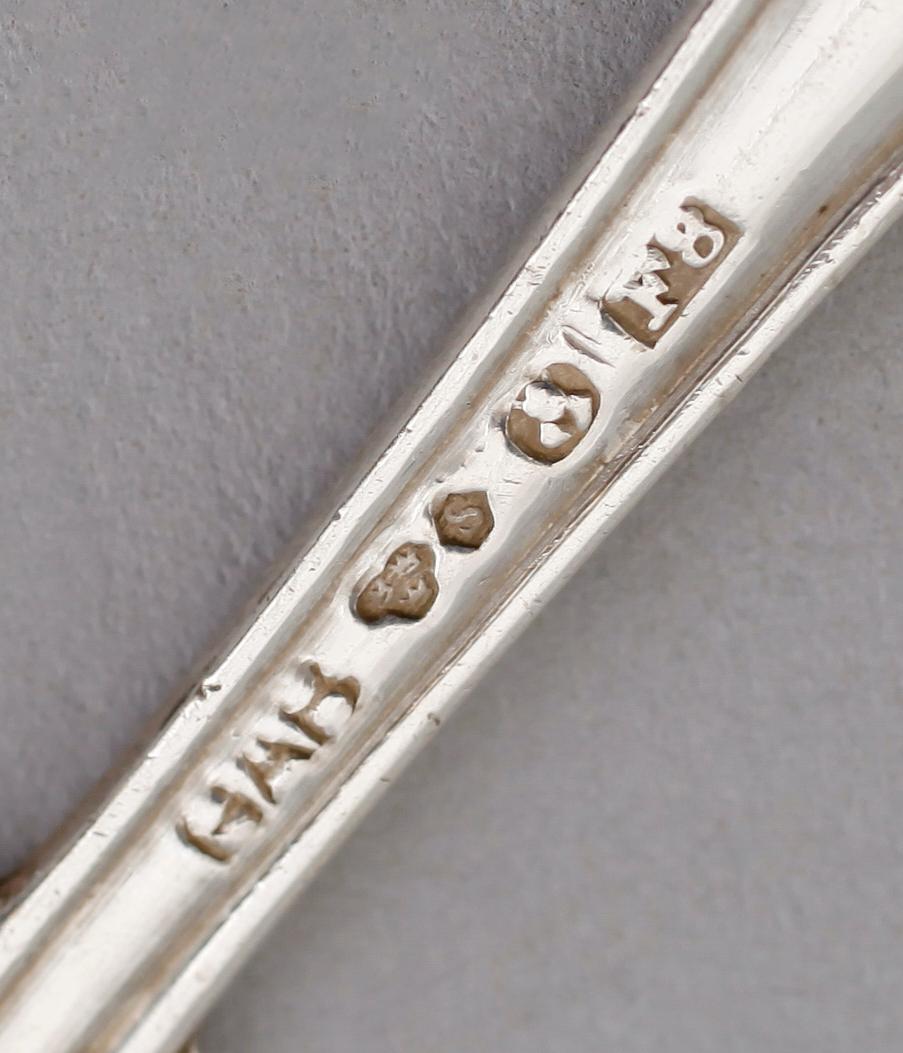 BESTICK, 23 delar, olika modeller, 1900-tal.  Vikt ca 380 g.