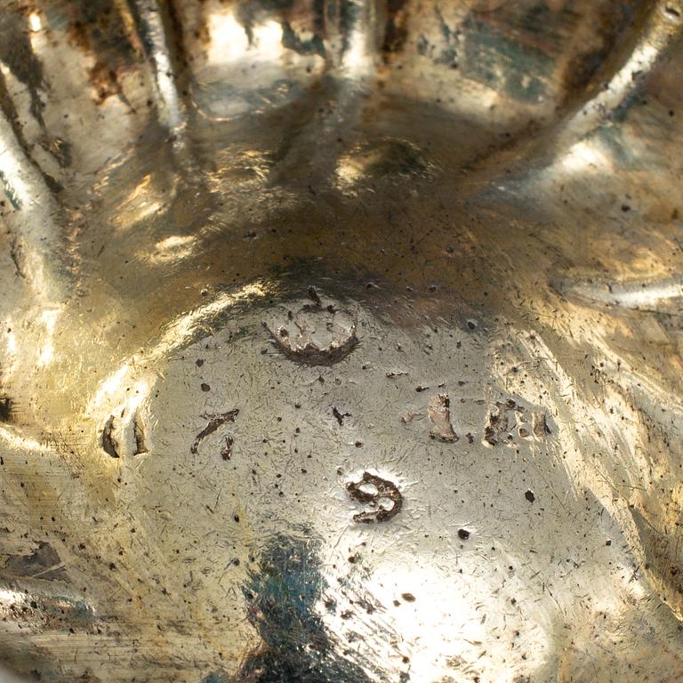 A silver snuff box, mark of Jeremias Wallbom, Uddevalla 1786.