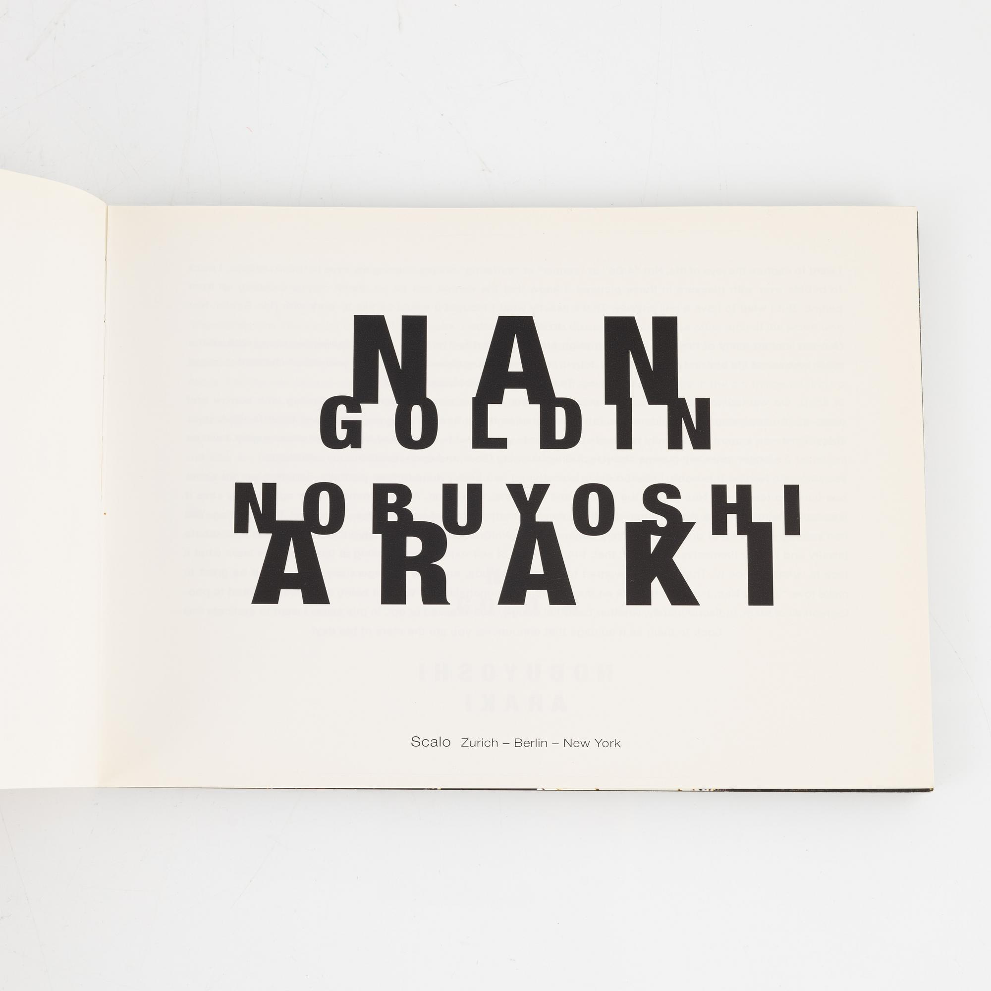 Daido Moriyama & Nobuyoshi Araki et.al. 9 photobooks and exhibition catalog.