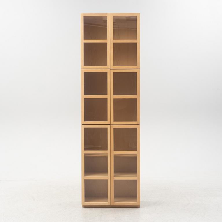 Titti Fabian, an oak veneered sideboard or book case, "Book", The Ideal Form Team, Italy.