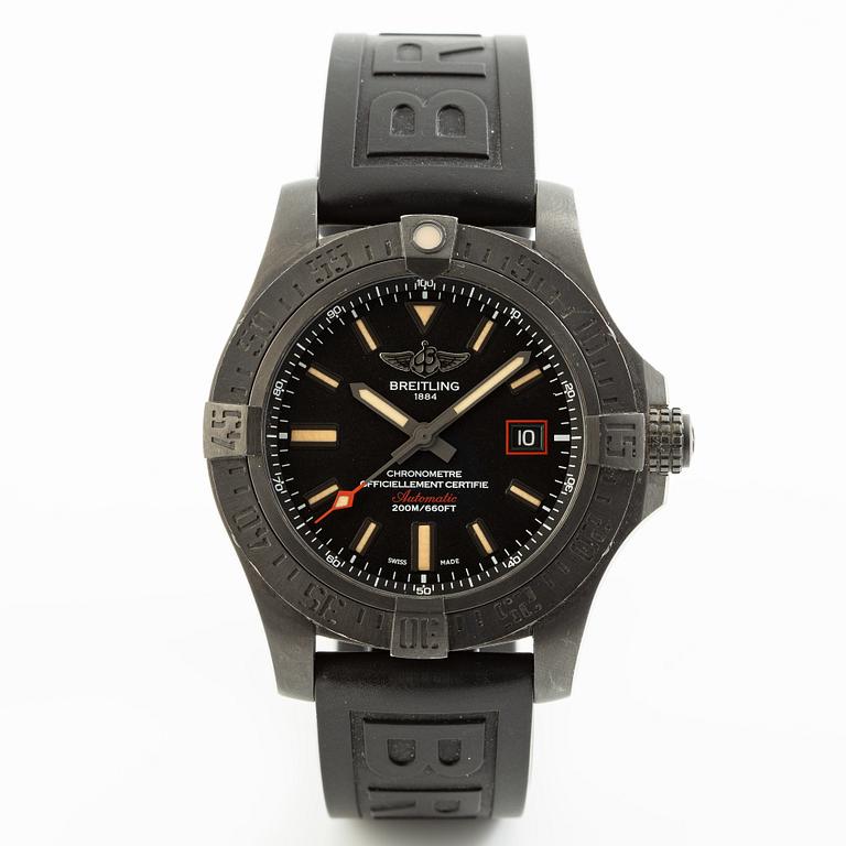 Breitling, Avenger, Blackbird, armbandsur, 44 mm.