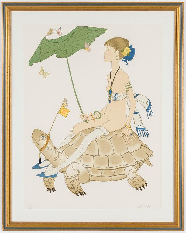 HENRI PHILIPPE NOYER, lithograph in colours, signed and numbered 169/180.