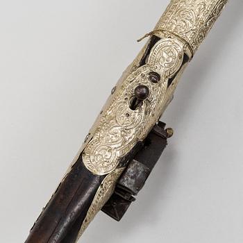 SNAPPLÅSGEVÄR, turkiskt, 1800-tal.