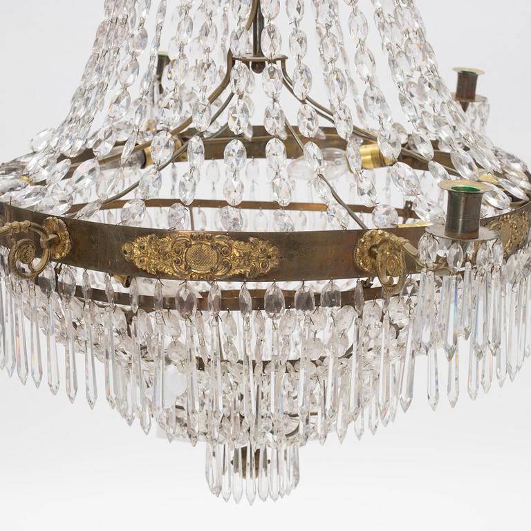 An Early 19th Century Empire Chandelier.