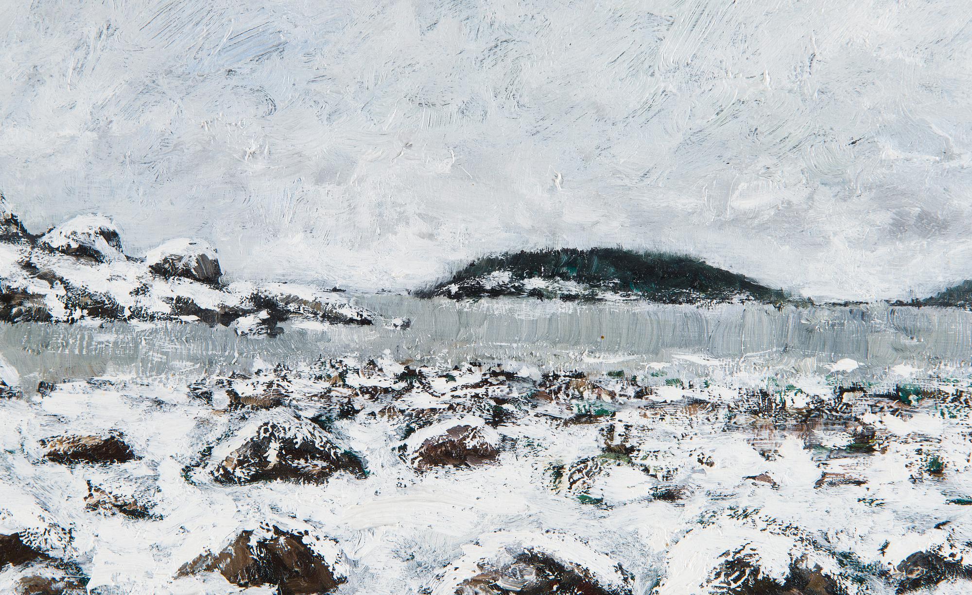 Helge Dahlman, Winter Landscape.