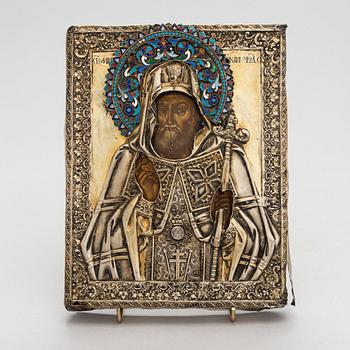 A Russian icon dated 1837 St. Petersburg.