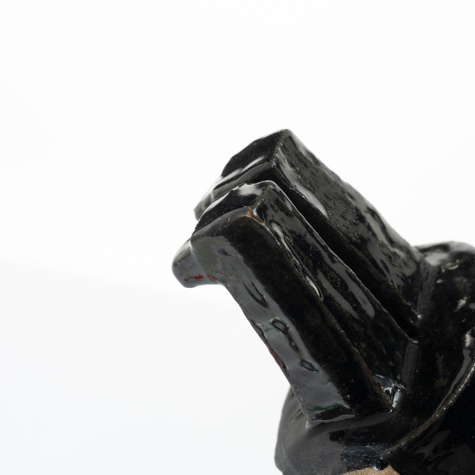Lisa Larson, a stoneware figurine, 'Samhällsbedatten', Gustavsberg, Sweden.