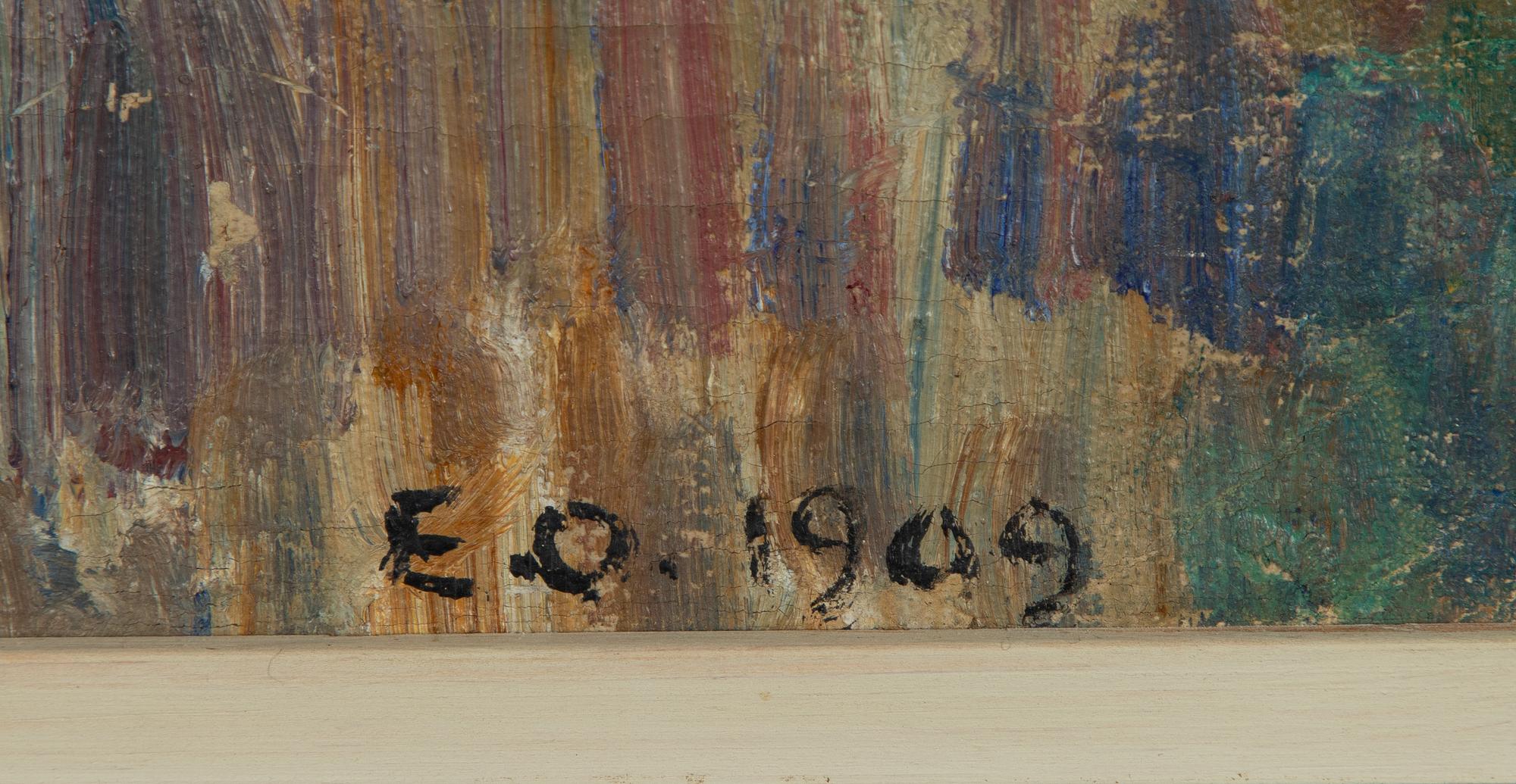 Edvin Ollers, Study.