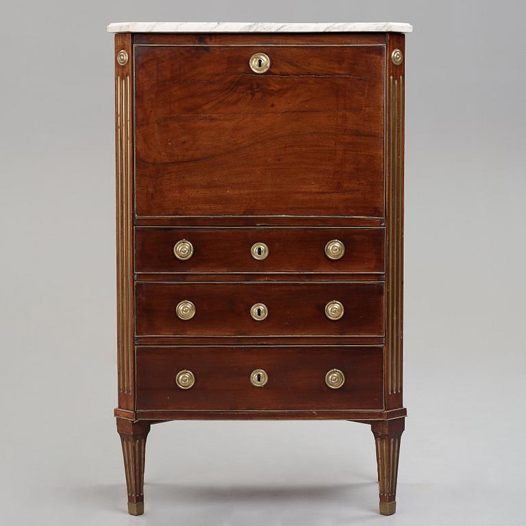 A late Gustavian secretaire by Carl Diedric Fick (master in Stockholm 1776-1806).