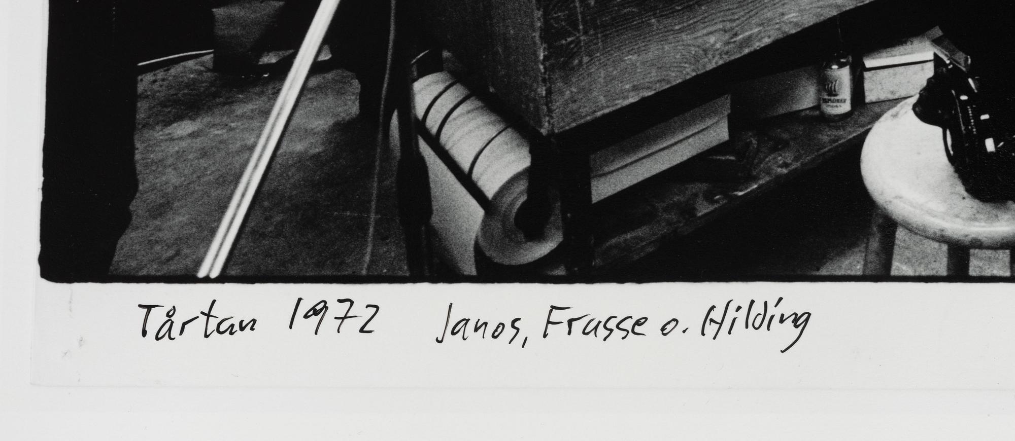 Carl Johan De Geer, "Tårtan 1972 Janos, Frasse and Hilding".
