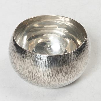 Rolf Carlman, Cup, sterling silver, CF Carlman, Stockholm 1969, and spoon Ray Urban, sterling, Stockholm 1955.
