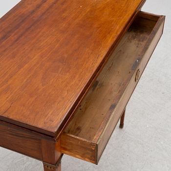 A late Gustavian games table, circa 1800.