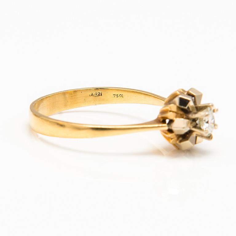 SORMUS, 18K kultaa, timantti n. 0.25 ct.