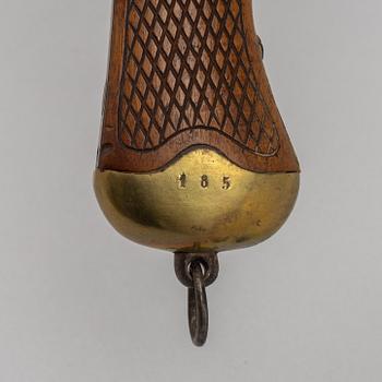 A Swedish rifled cavalry percussion pistol, 1850 pattern,.