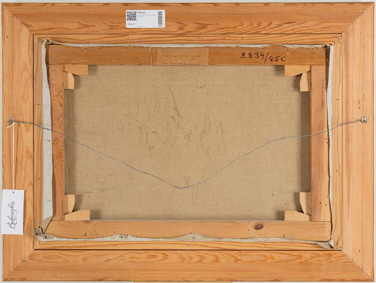 JOHAN KROUTHÉN, oil on canvas, signed.