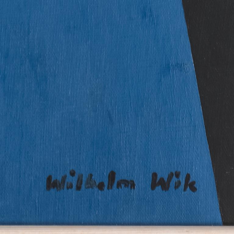 WILHELM WIK, olja på duk. Signerad.