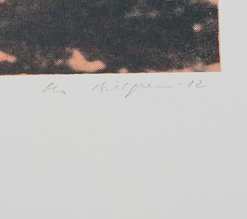 OLA BILLGREN, färglitografi, signerad, daterad och numrerad 73/100 -82.