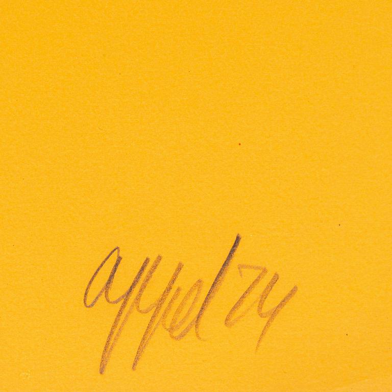 KAREL APPEL, lithograph in colours, 1974, signed 49/110.