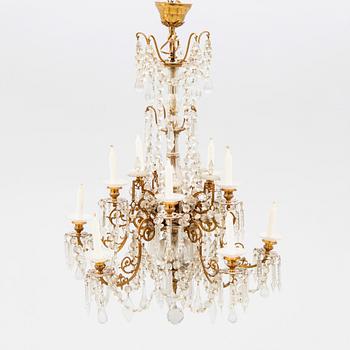 Ljuskrona Oskariansk omkring år 1900.