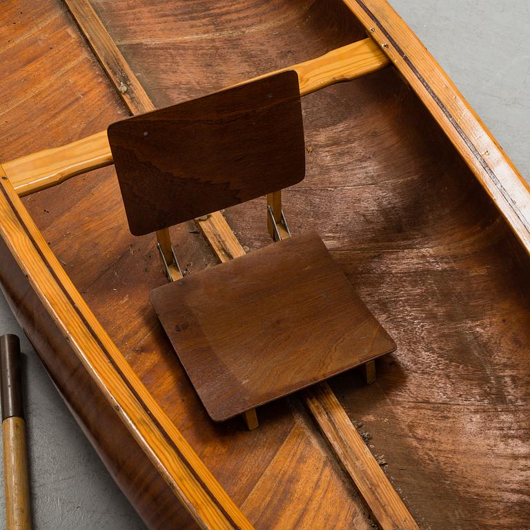 A CANOE. Manufactured by ABC, Kungälv (AB bröderna Claesson). 1960s. Signed with label.