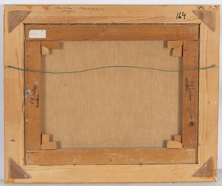 Edvin Ollers, Coastal Landscape with Sailing Boats.