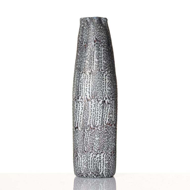 Paolo Venini, a "Mezzaluna Murrine" glass vase, model no. 3670, Venini, Murano, Italy, 1950s.