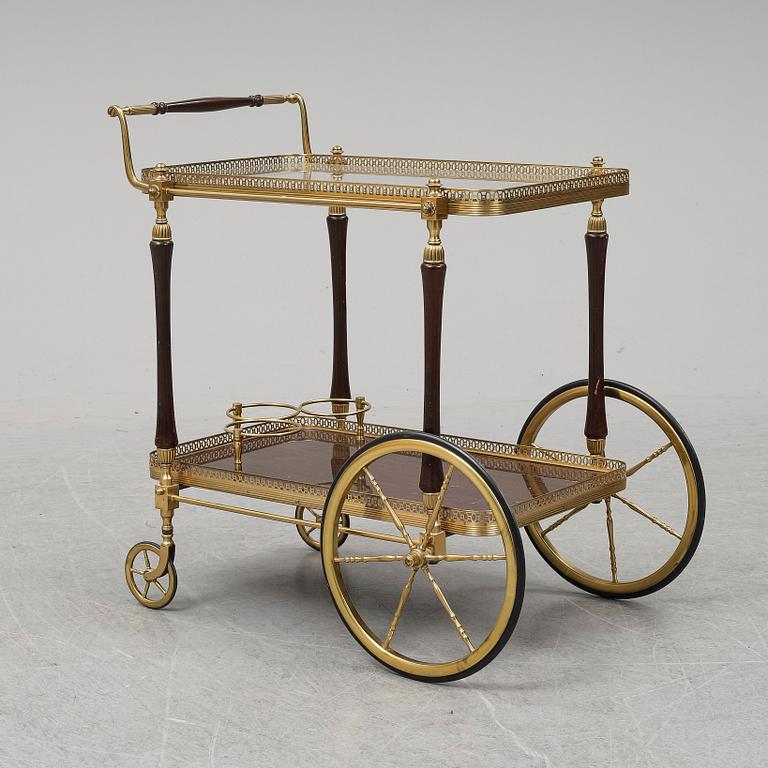 A second half of the 20th century tea trolley.
