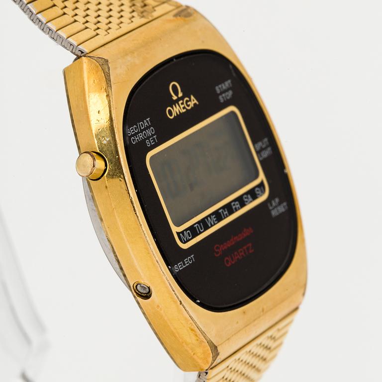 OMEGA, Speedmaster Quartz, armbandsur, 34 mm,