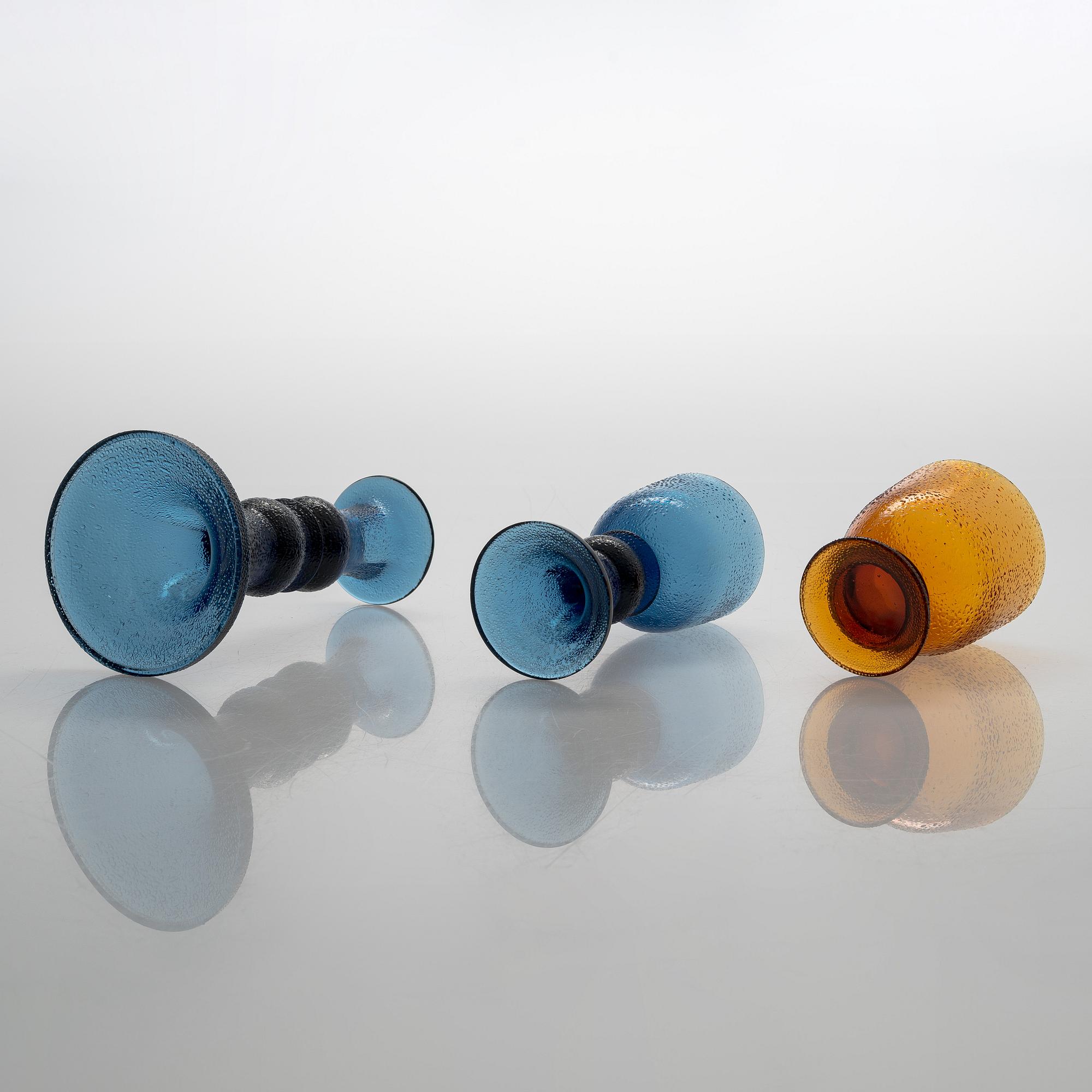 Nanny Still, föremål, 6 st, sällsynta "Rustica" Val Saint-Lambert Belgien 1968.