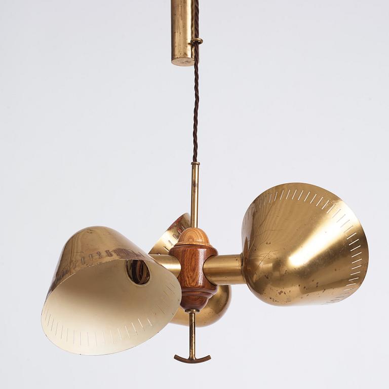 Harald Notini, a ceiling lamp, model '11848', Arvid Böhlmarks Lampfabrik, Sweden 1940s.