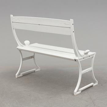 a "Sneckan" garden sofa by Folke Bensow for Byarums Bruk in the late 20th century.