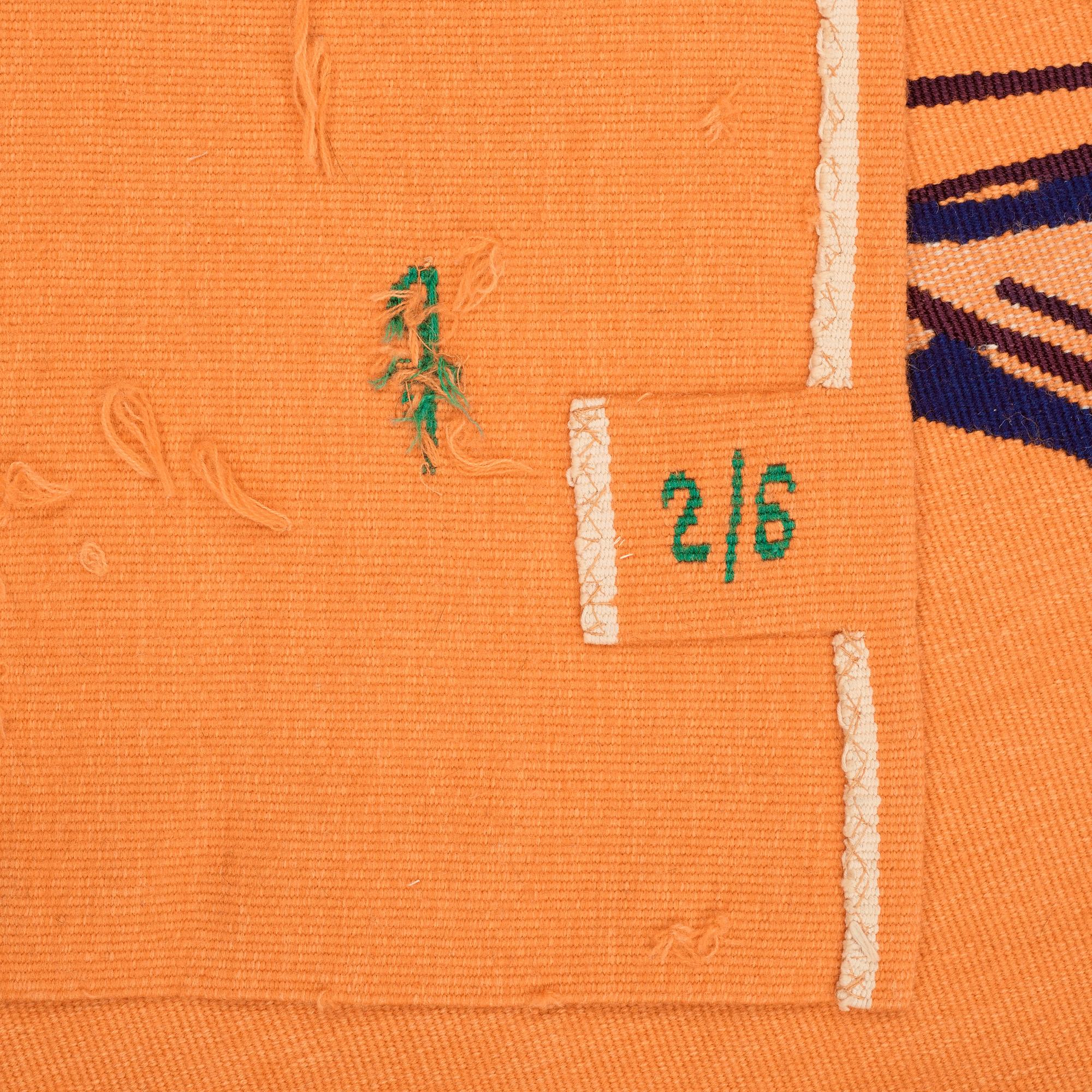 TAPESTRY. "Galopp". Tapestry weave. 198 x 237,5 cm. Signed PF GYNNING.