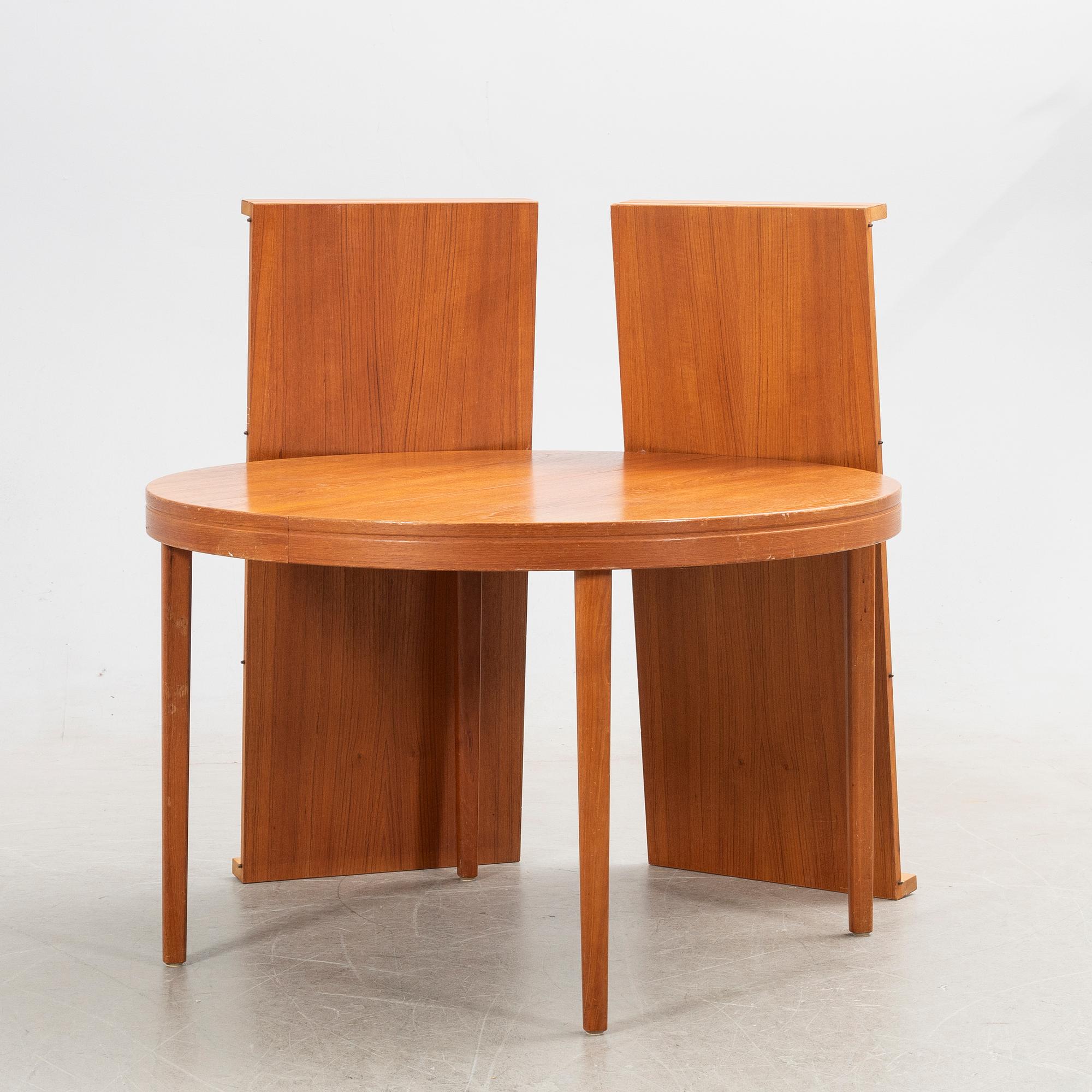 Matbord, Skaraborgs Möbelindustri AB, Tibro, 1960-tal.