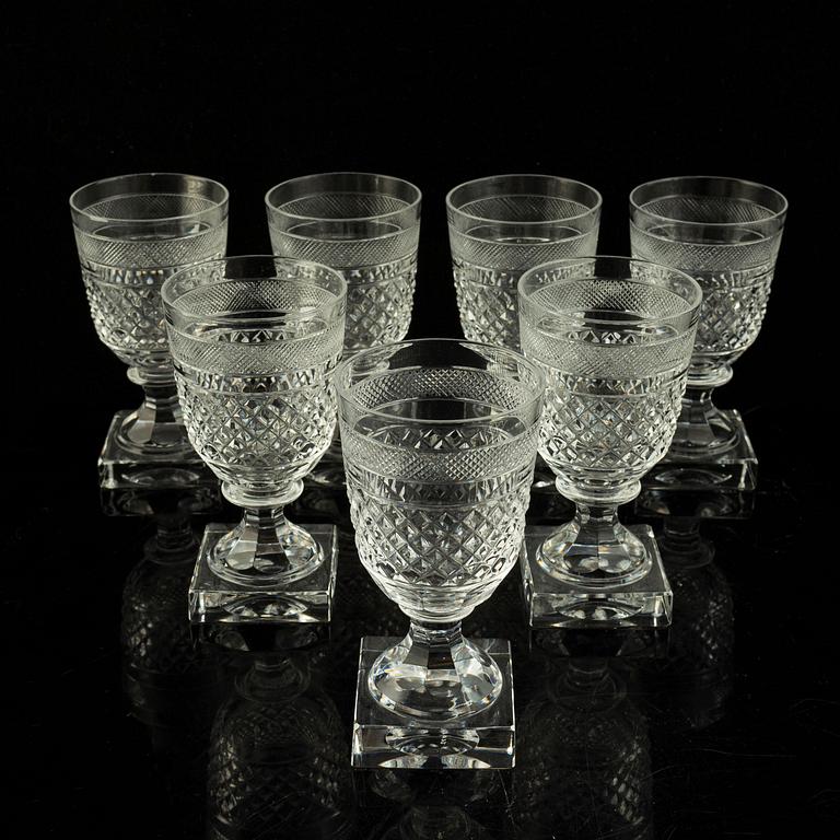 22 'Kent' glasses, Kosta.