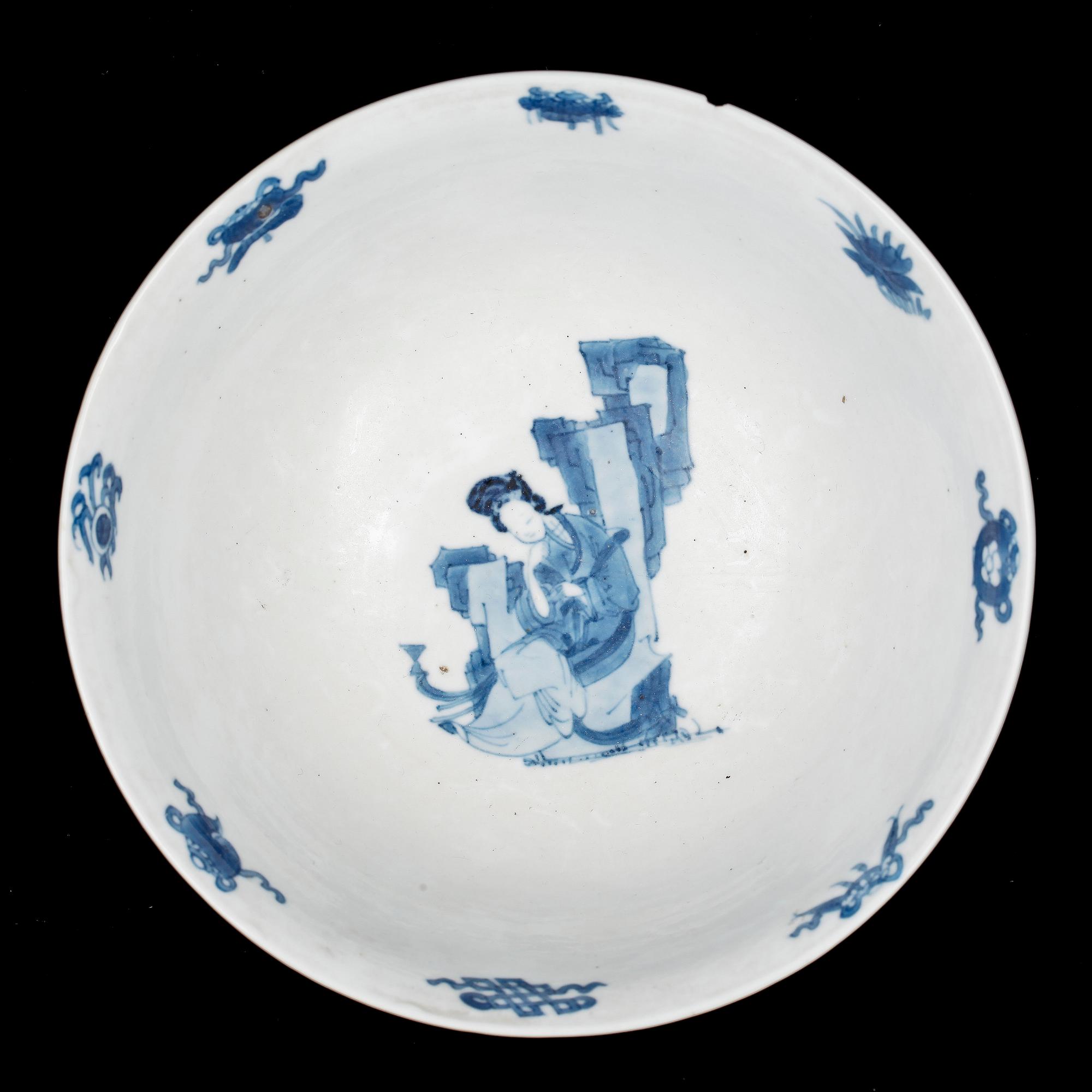 SKÅL, porslin, Kina, Kangxi, 1662-1722.