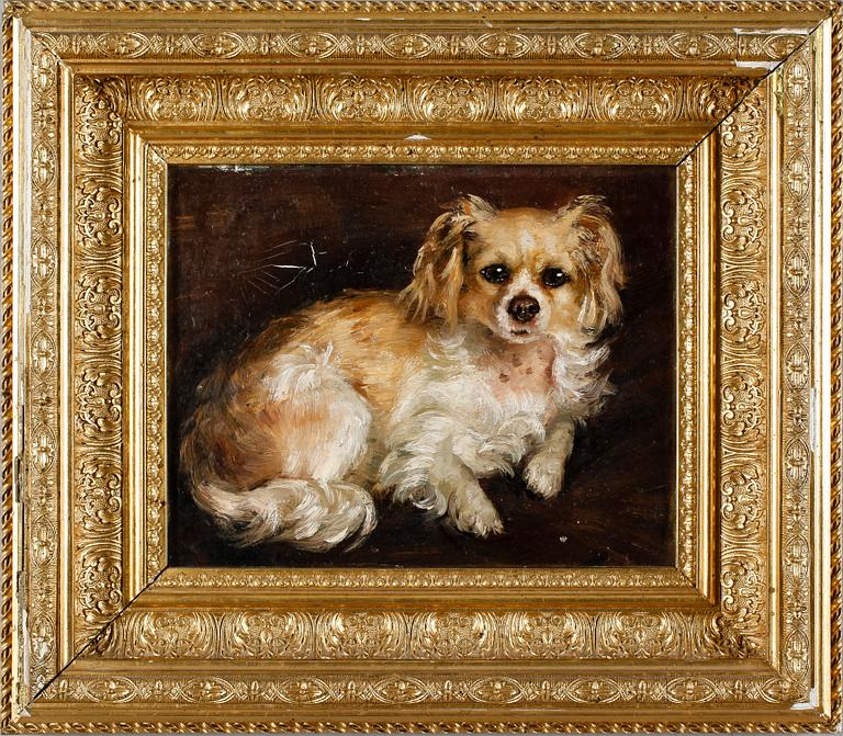 IDA VON SCHULZENHEIM, olja på pannå, ej signerad.