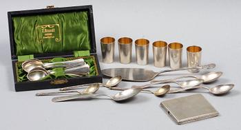 PARTI SILVER, ca 20 delar.