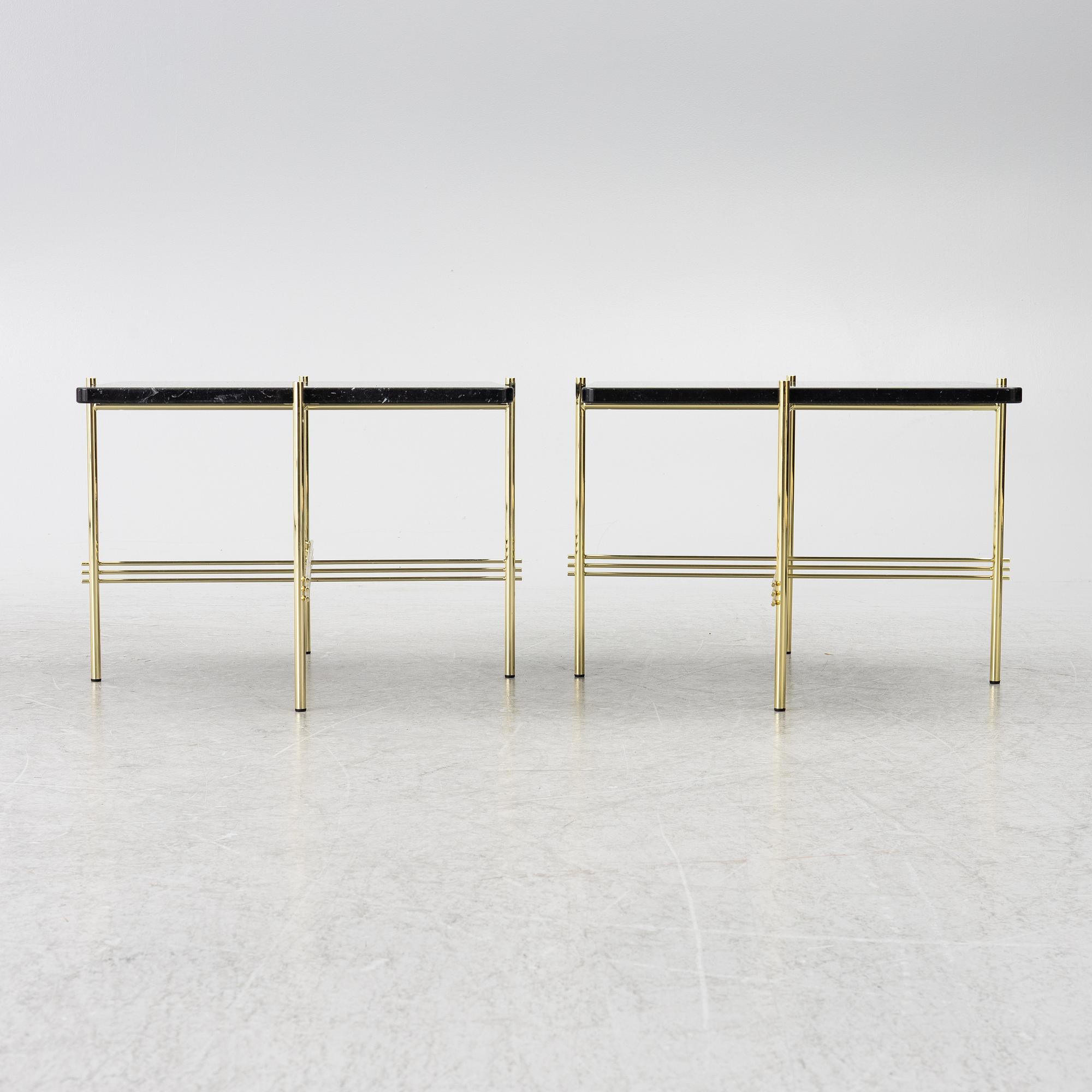GamFratesi, Side tables, a pair, “TS”, GUBI, Denmark, 2000s.