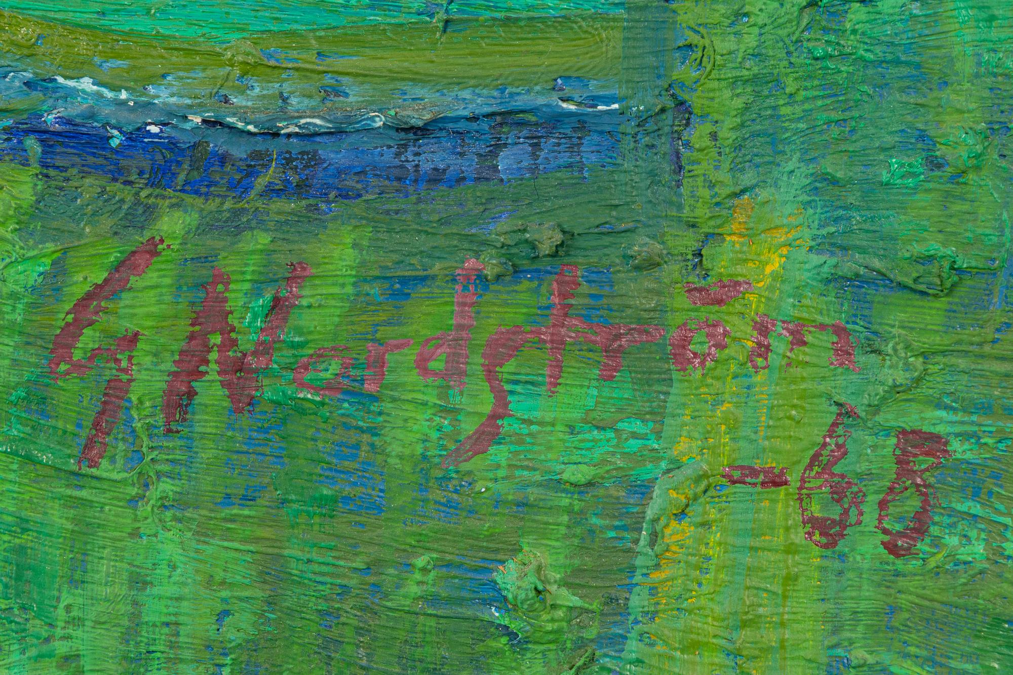 Gunnar Nordström, "Skog II grön".
